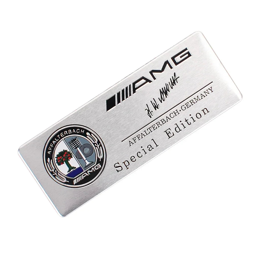 80x30mm car metal AMG badge sticker for Mercedes-Benz W203 W204 W205 W210 W211 W212 W463 W464 W164 W176 CLA CLS GLA decorate