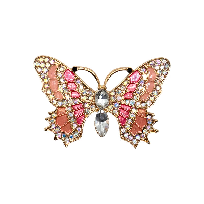 1pcs Designer Butterfly Metal Shoe Charms Bees Dinosaurs Foxes Luxury Decorations for Shoe Accessorie Crab Pins for Women Girls