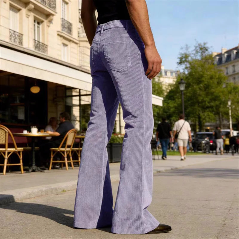 Men's Loose Pleated Wide Leg Pants Breathable Linen Blend Trousers Casual Business Suit Pants Summer Streetwear Daily Wear