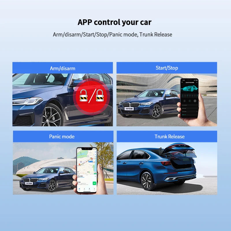 Wireless SMARTPHONE KEY APP CONTROL Module for Keyless Entry & Engine Start – work with EC002/EC211 kit (cannot be used alone)