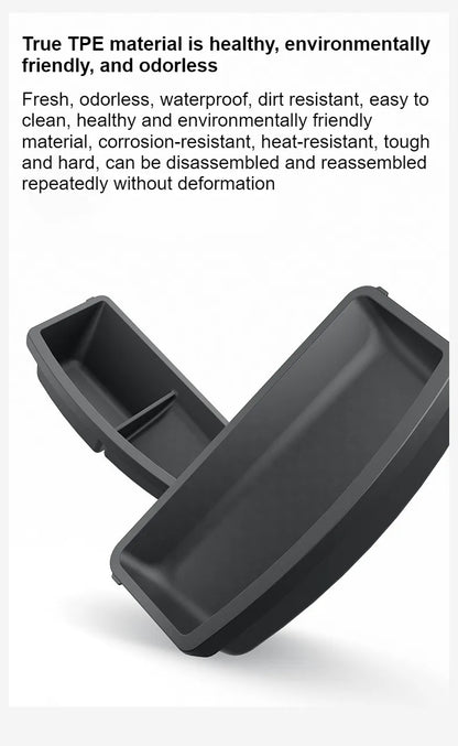 Under Seat Storage Box For Tesla 2026 Model YL 6-Seat TPE Drawer Front Rear Seat Lower Organizer Tray Car Interior Accessories