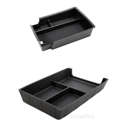 For BYD Sealion 07 2024 2025 Armrest Storage Box Center Console Layered Storage Box Cup Holder Modification Interior Accessories