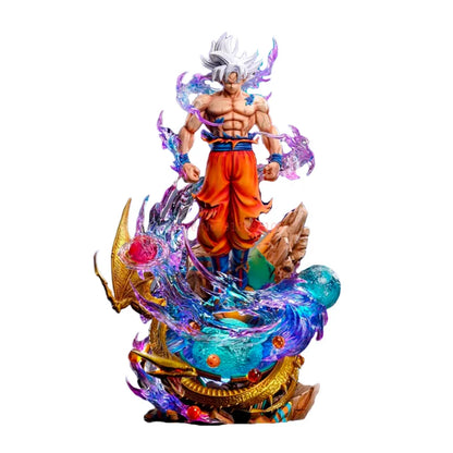 Dragon Ball Ultra Instinct Son Goku Anime Action Figure Pvc Model Desktop Ornaments Collection Statue Birthday Gift For Fans