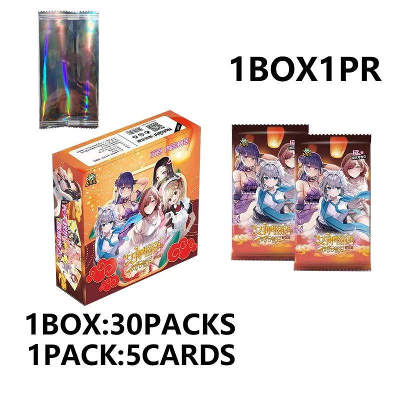 Goddess Story Collection Cards PR Booster Box Pack Full Set Bikini Puzzle Tcg Sexy Girl Party Game Playing Cards