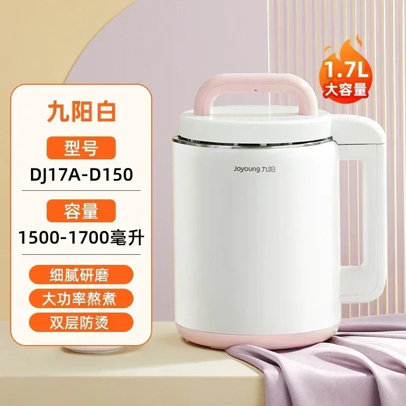 220V Joyoung Soy Milk Maker, 1L Automatic Blender, IMD Touch Screen, 8 Functions, 3-12h Timer, for Smoothies & Soup LYH