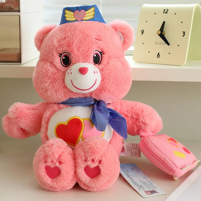 33cm Pilot Care Bears Plush Toys Cartoon Soft Animals Stuffed Dolls Girls Boys Christmas Gift Home Decoration Plush Toys