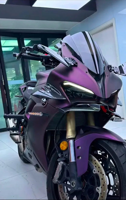 PET Ultra Matte Ghost Purple Vinyl Wrap Film Roll Self Adhesive Motorbike Car Wrapping Decal