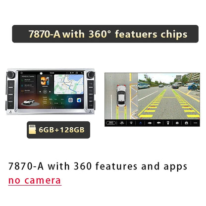 CHSTEK Android 13 Car Radio For Hyundai Santa Fe 2007 2008-2012 Head Unit Carplay Bluetooth WIFI 4G GPS Multimedia Vedio Player