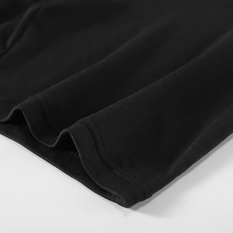5PCS/SET Men's Underwear Black Color Boxer Shorts Sports Stretch Long Term Underwear Cycling Men's Shorts Fashion Men Underpant