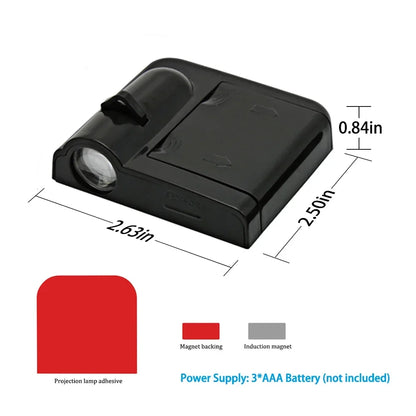 2Pcs For BYD ATTO3 QIN SONG S6 7 E6 TANG YUAN PLUS Auto Car Door HD LED Lamp Projector Courtesy Welcome Light  Accessories
