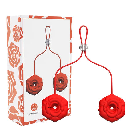 Portable Nipple Licking Sucking Vibrator Female Breast Massager Clitoral Bite Vibrating Sex Toy for Female Masturbation