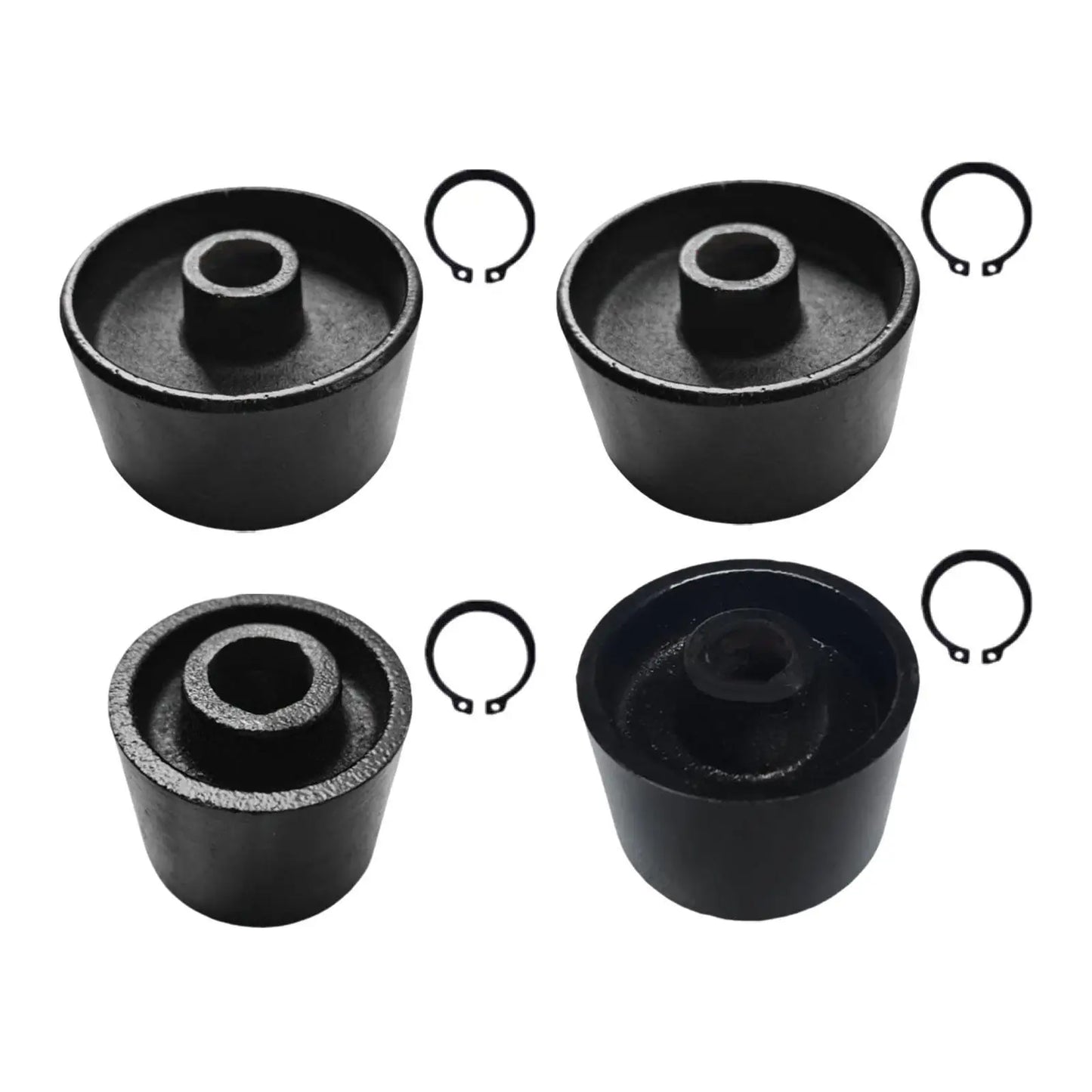 Universal Hydraulic Jack Front Wheels Metal Caster Auto Accessories Replacement for 3 Ton 4 Ton Horizontal Floor Jack