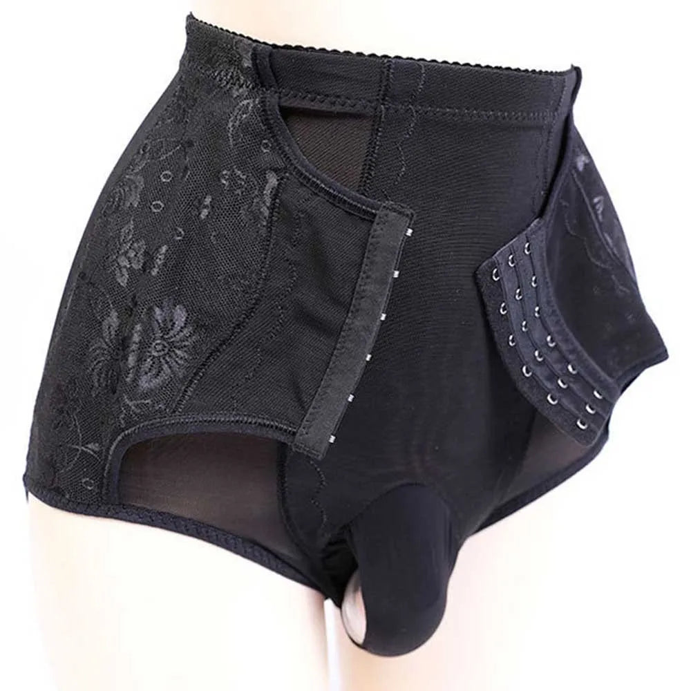 Men's Breathable Body Shapers Panties Elastic High Waist Butt Lifter Underwear Sexy Male Shaping Briefs Underpants