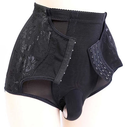 Men's Breathable Body Shapers Panties Elastic High Waist Butt Lifter Underwear Sexy Male Shaping Briefs Underpants