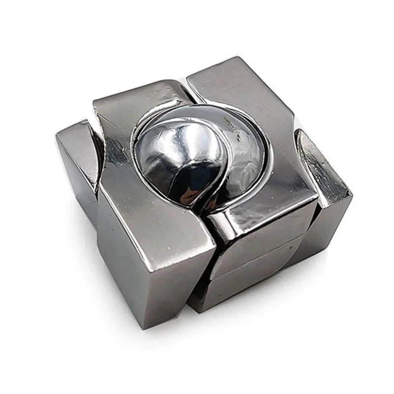 Difficult Disentanglement Brain Teaser Metal Puzzles For Adults and Kids Smart Logic IQ Test Mind Challenge Educational Toys