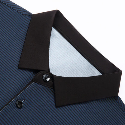 Original Designer Brand Men Short-Sleeved Polo Shirt Letter Print Lapel Button Summer New T-Shirt Business Casual Men's Clothing