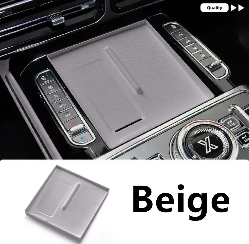 Car Center Console Wireless Charging Pad For CHERY JETOUR G700 Silicone Anti-slip Mat Protective Mat Dustproof Car Accessories