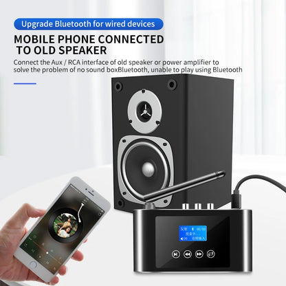 New 2 in 1 Long Range Bluetooth 5.1 Audio Transmitter Receiver RCA 3.5mm AUX Stereo Wireless Adapter For PC TV Headphones Car