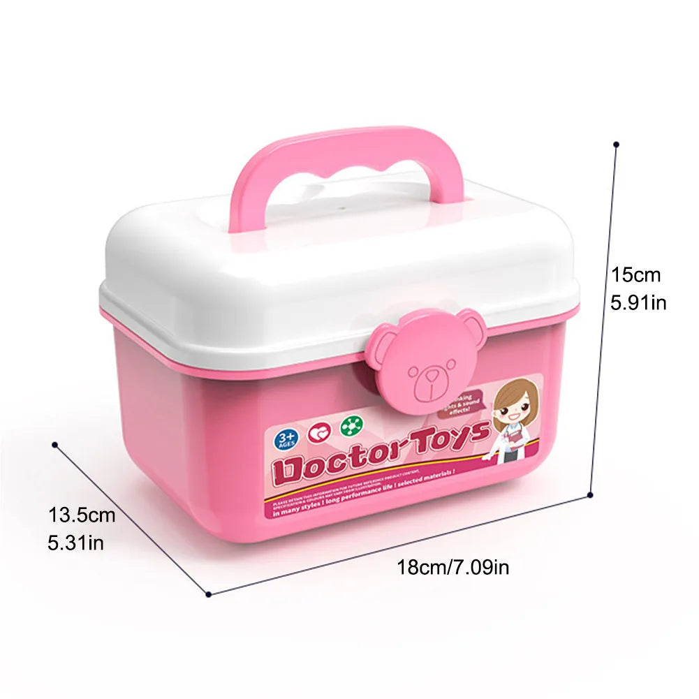 Doctor Toys for Kids Doctor Pretend Play Set Children Medical Dentist Tools Stethoscope Educational Toy Gift for Boy Girl