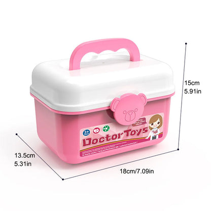 Doctor Toys for Kids Doctor Pretend Play Set Children Medical Dentist Tools Stethoscope Educational Toy Gift for Boy Girl