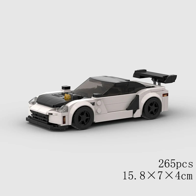 MOC Speed Car Miata MX-5 NA M3 Super Race Sport Vehicle Model Building Block Technical Racing Brick Toy Christmas Gift City