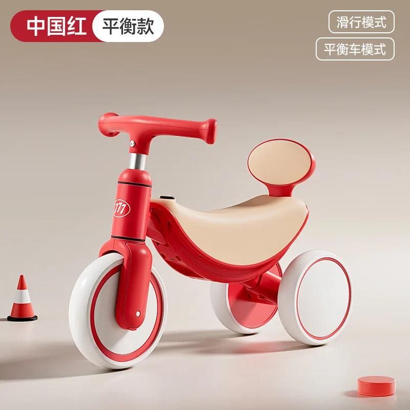 3-in-1 Multifunctional Kids Tricycle Toddler Pedal Balance Bike Infant Baby Gliding Sliding Bike Outdoor Riding Toy for Children