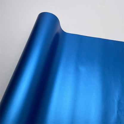 Multiple Colors Ice Metallic Matte Chrome Vinyl Car Wrap Film with Air Release Satin Car Stickers Foil