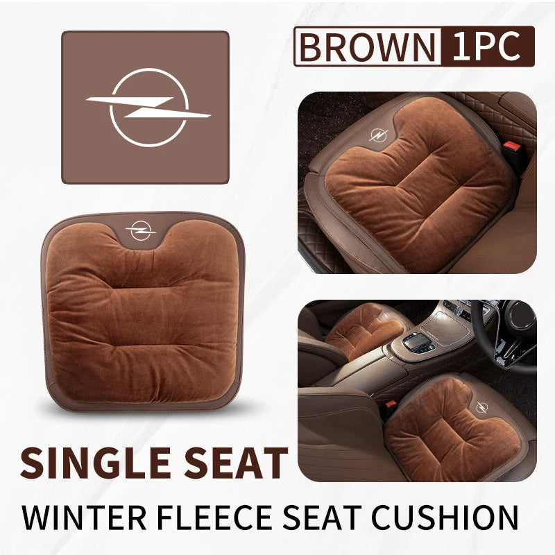 Car Seat Front Rear Winter Warm Comfort Velvet Cushion Accessories For Opel Astra G J H Insignia Zafira Corsa D C Vectra Vivaro