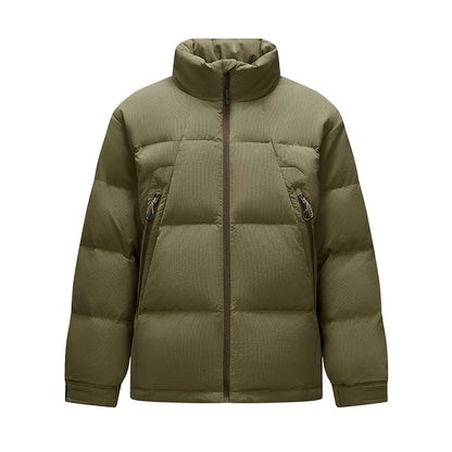 Semir Down Jacket Men Textured Loose Fit Stand Collar Puffer Coat 2025 New Winter Versatile Outerwear