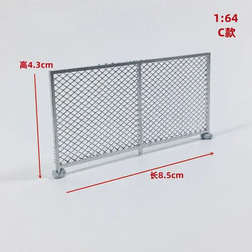 1/64/87 HO Scale Outland Model City Railway Fence Bleachers Benches Scene Model