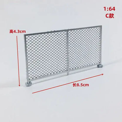 1/64/87 HO Scale Outland Model City Railway Fence Bleachers Benches Scene Model