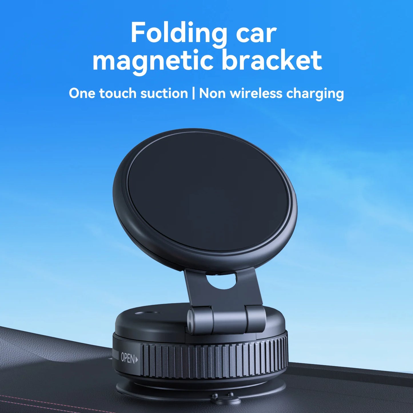 Model Powerful Vacuum Suction Mobile Phone Holder Extendable and Foldable Magnetic Mobile Phone Holder Portable Support Bracket