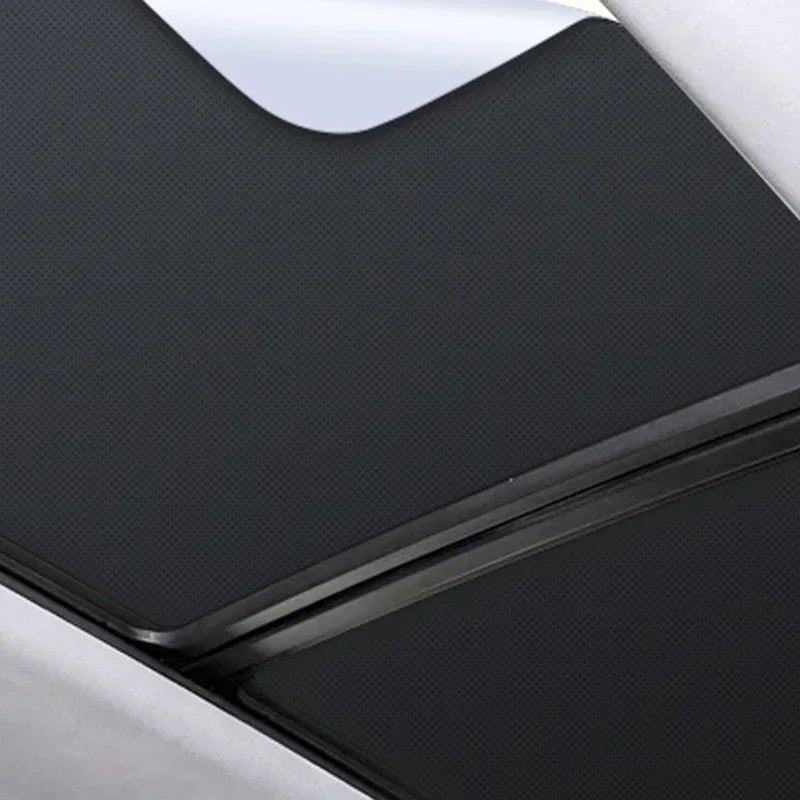 Roof Sunshade Fit For Audi Q4 e-tron 2021-2023 2024 Car Electrostatic Adsorption Sunroof Sunshade Skylight Blind Shading Sticker