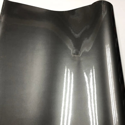 Gloss Metallic Gunmetal Vinyl Wrap Candy Glossy Grey Car Film Sticker With Air Bubble Auto Motorcycle Wrapping Covering Foil