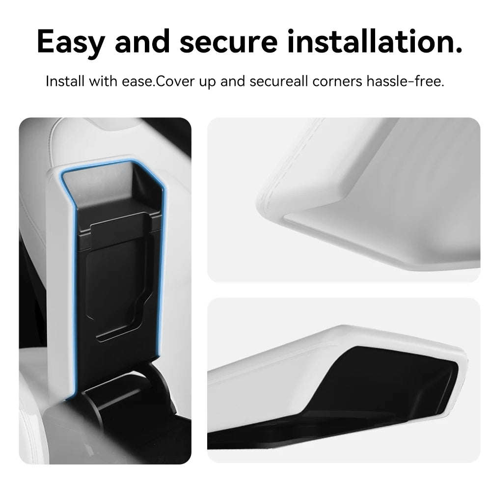 YZ  For Tesla Model Y YL Juniper Model 3 Highland TPE Armrest Cover Soft Case Center Arm Rest Pad Anti-scratch 2026 Accessories
