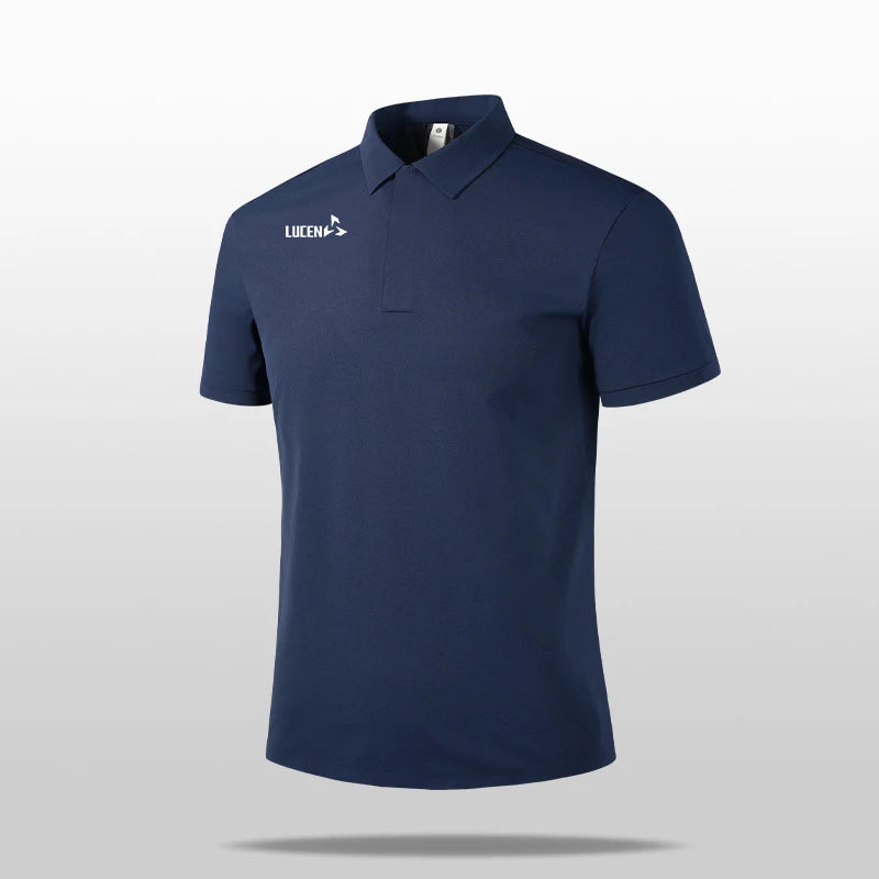 LUCEN Original Base Summer New Design Men's High-Quality Outdoor Sport Polo Shirt Golf Running Fitness Short-Sleeved T-Shirt Top