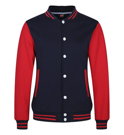Winter Fashion Button-down Versatile Multi-color Street Style Baseball Jacket Custom Printing Company Logo Men's Bomber Jacket