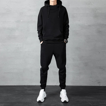 Men‘s Two-piece Autumn and Winter Men's Sports Suit Autumn and Winter Suit Sweatpants Sweater Men's Casual Suit Men's