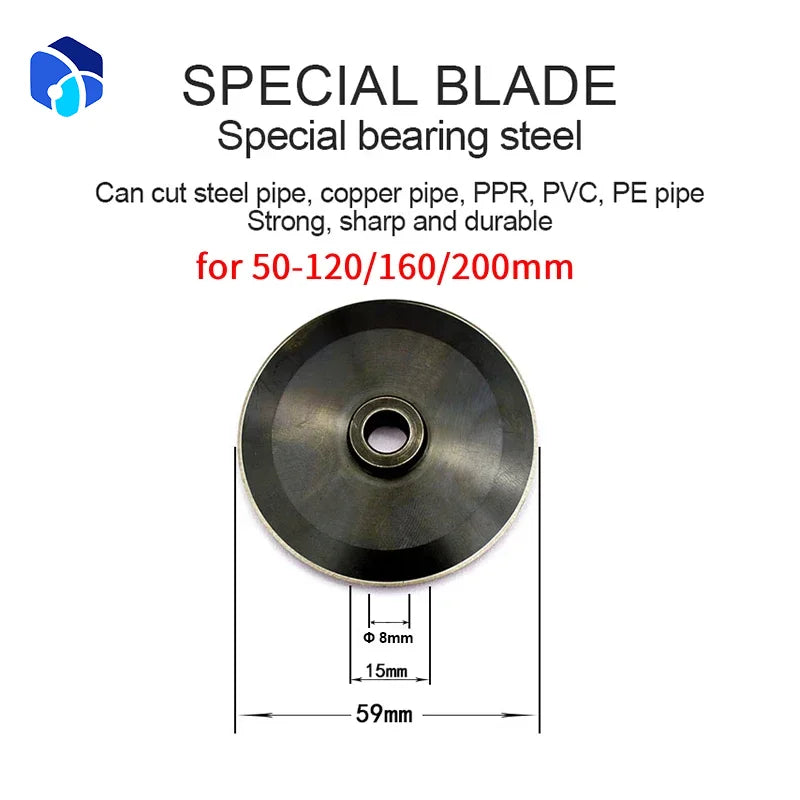Metal Scissor 14mm-200mm PVC PP PE Bearing Copper Tube Plumbing Cutting Tool Roller Type Stainless Steel Manual Tube Cutter