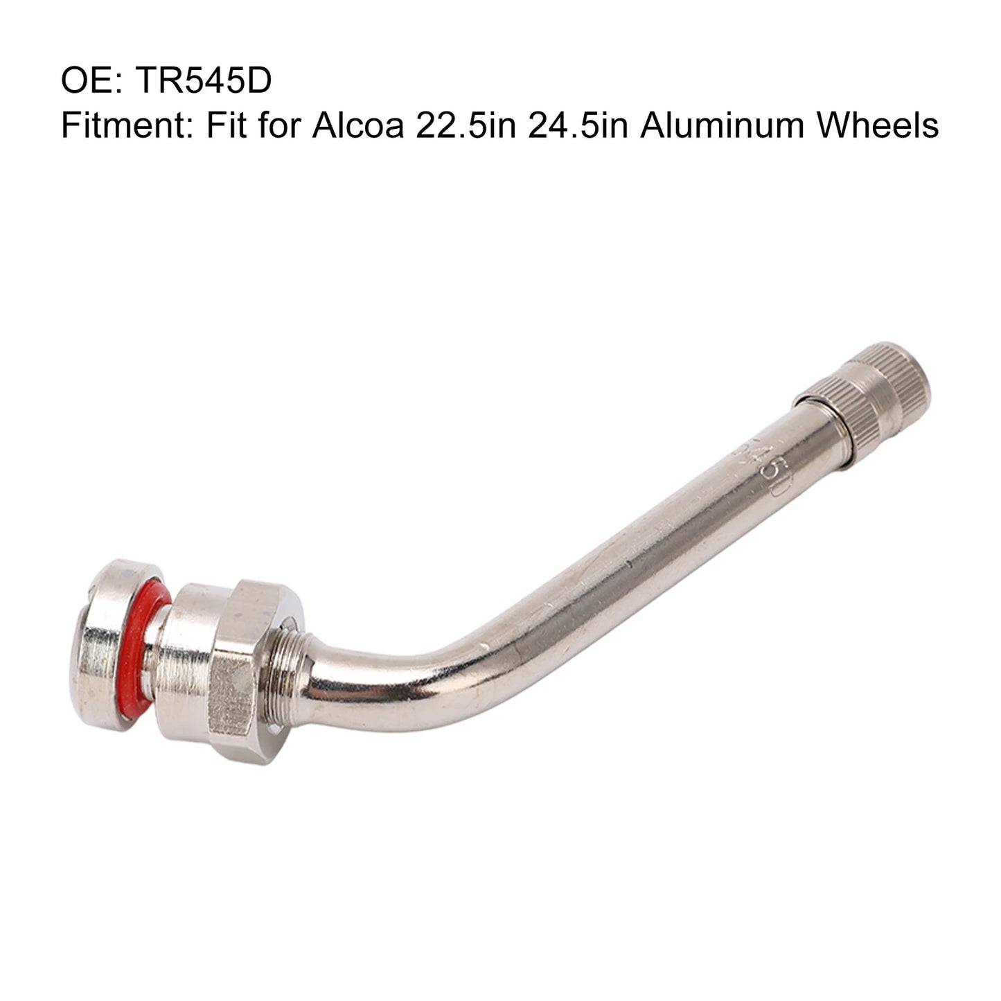 10 Pcs Tire Valve Stems Truck Tire Valve Stems TR545D 60 Degree Valve Stem for Alcoa 22.5inch 24.5inch Aluminum Wheels TR545D