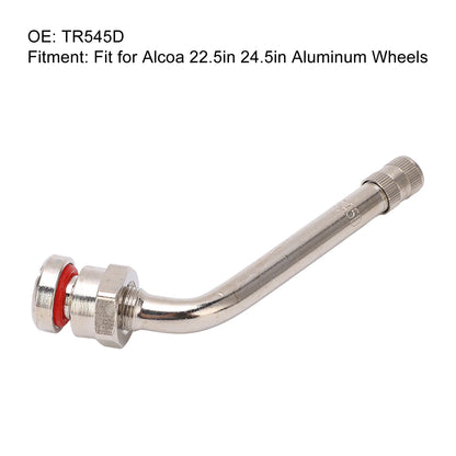 10 Pcs Tire Valve Stems Truck Tire Valve Stems TR545D 60 Degree Valve Stem for Alcoa 22.5inch 24.5inch Aluminum Wheels TR545D