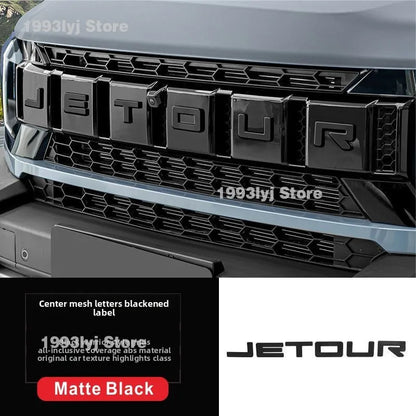 For Chery Jetour Traveller T2 Styling Plastic Rear Emblem Front Grille Badge High-end Decals Auto Exterior Decoration
