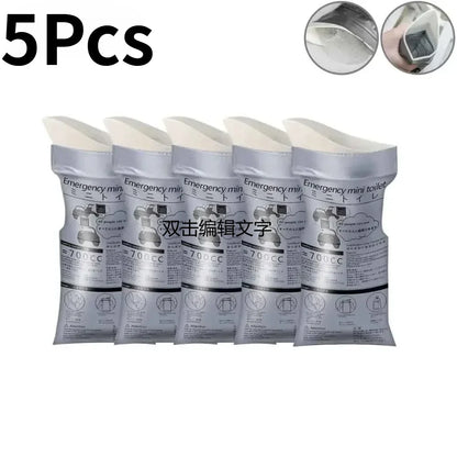 Car Emergency Urine Bag 700ML Outdoor Disposable Travel Mobile Toilet Traffic Jam Portable Unisex Urinal Bag Baby Vomiting Bags