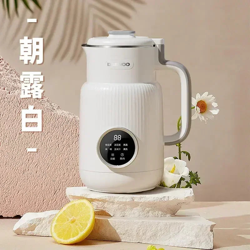 220V Daewoo Wall Breaking Machine Household Full-automatic Small Soybean Milk  Quiet Bin Cooking Machine Soy Milk Maker BDC
