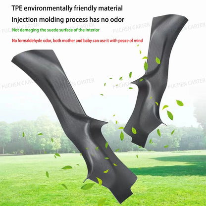 For Tesla ModelYL Launch 2026 TPE Front Rear Door Sill Guard Anti Scratch Dirt Resistant Threshold Strip Interior Protection Set
