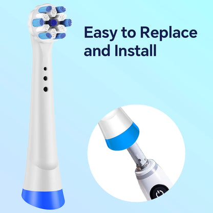 Compatible with Oral B iO 2 3 4 5 6 7 8 9 10 Series Electric Toothbrush Replacement Brush Heads, Rotating Toothbrush Head Refill