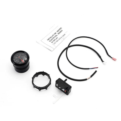 Dofi 2" 52mm 7 Colors LED Dual Display Boost Water Oil Temp Oil Pressure Voltmeter Air Fuel Ratio EGT Tachometer Car Gauge
