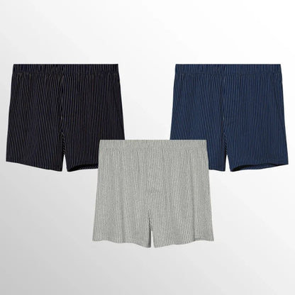 3pcThree pairs of loose cotton men's underwear, breathable home shorts, briefs, comfortable and loose home pajama pants, and Arr