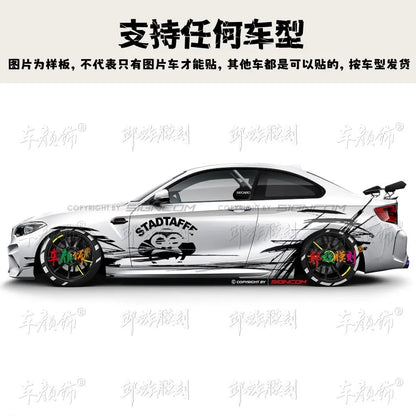 Car Vinyl stickers body decoration sporty Customized racing decals modified accessories FOR BMW 3 4 5 Series M2 M3 M4 M5