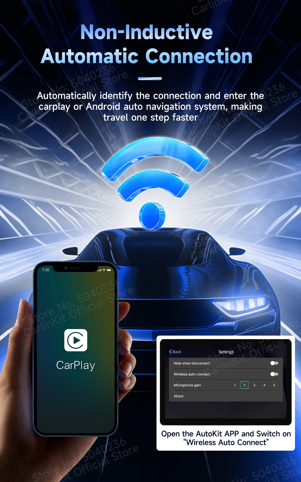 2026 New CarlinKit Android 13 CarPlay AI Box HDMI Wireless CarPlay Android Auto TV Video Box Qualcomm SDM660 8-Core Split Screen